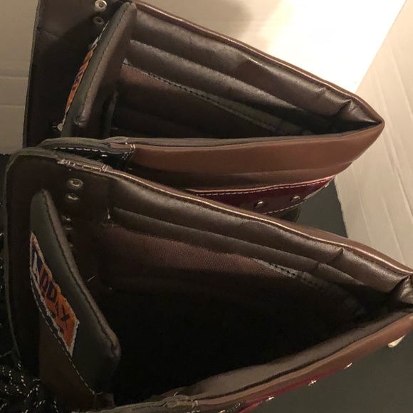 Addax Ridge Goth Motorcycle Black Lace Up Combat Boots Size 45 EU US Men's 12 - Picture 2 of 10